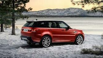 Range Rover Sport Chile Red Side Wallpaper