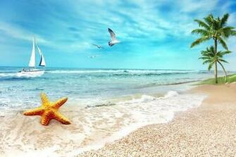 By Feet Beach Style Wallpaper Other Metro Wall Design