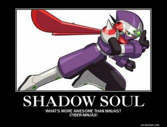 Megaman Nt Warrior Double Soul Shadow Poster By