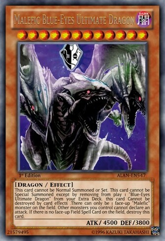 Malefic Blue Eyes Ultimate Dragon By Alanmac95