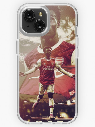 Art Bukayo Saka Wallpaper iPhone Case By Ngeebuut
