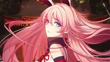 Anime Pink Wallpaper Desktop Sachi