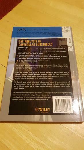 The Analysis Of Controlled Substances Book In B43 Sandwell For