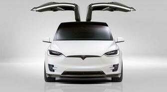 Tesla Model X Widescreen Wallpaper