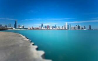 Michigan Chicago City Blue Lake HD Wallpaper