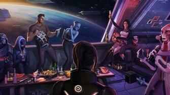 Happy Mass Effect Femshep Commander Shepard Wallpaper