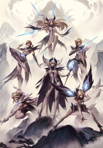 Invictus Gaming On Original Artwork Of The Ig World