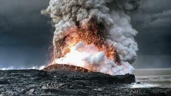 Volcano Eruption Wallpaper