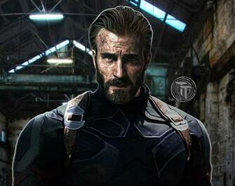 Captain America Beard Avengers Infinity War Wallpaper