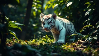 Baby White Tiger Wallpaper