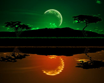 African Sunset Wallpaper By Felven Atardecer Africano