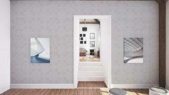 Harlequin Odetta Wallpaper Harbour Grey Fashion