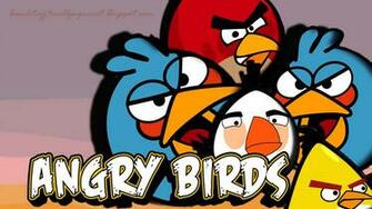 Angry Bird White Blue Wallpaper