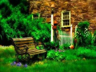 Country Garden Wallpaper
