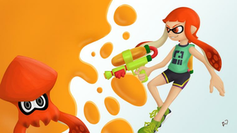 Splatoon Squid Girl By Darkslab