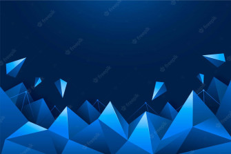 Blue Geometric Wallpaper