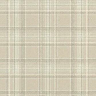 Rasch New Beige Cream Barbara Becker Tartan Wallpaper Doe