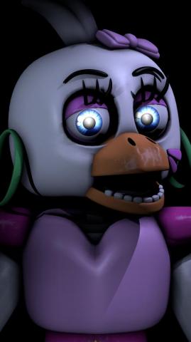 Glamrock Chica Phone Wallpaper By Misterioarg