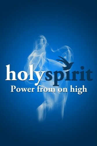 Holy Spirit Power From On High iPhone Bible Background