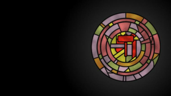 Hammerite Stained Glass Window Wallpaper By Dasduriel On