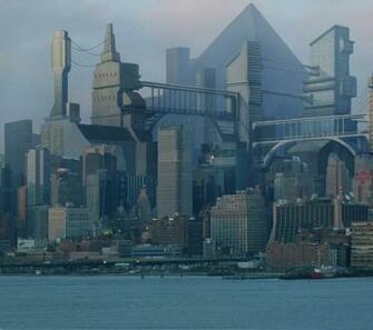 Wallpaper Future Cityscape Concept Wip By