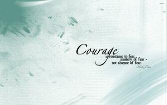 Courage Wallpaper