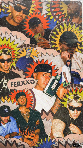 Feid Collage Artistic Expression 15yunz204fptif6w Wallpaper