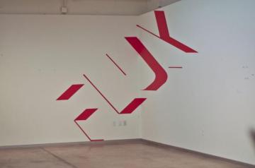 Anamorphic Typography Gambar