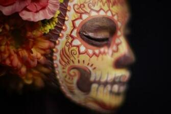 Muertita Is Mixed Media Wall Sculpture Made Of Styrofoam Paper Mache