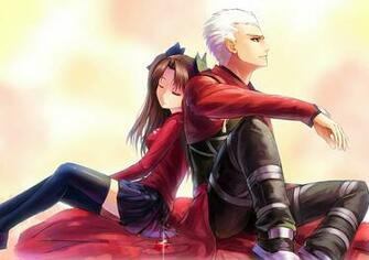 Wallpaper Young Man Xiaoyin Li Fate Stay Night Toosaka Rin