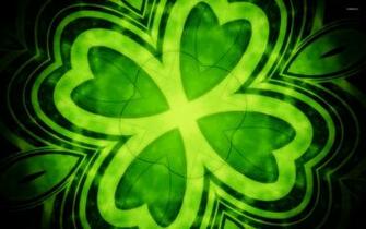 Leaf Clover Wallpaper On