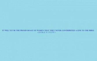 The Proud Boast Of Women Atheism Wallpaper