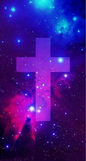 Galaxy Cross Wallpaper