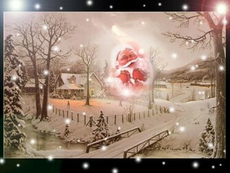 Snowy Wallpaper Scene