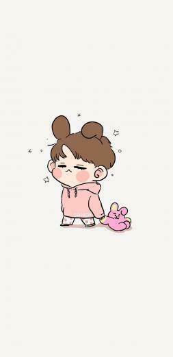 Not Interested Memez In Bts Chibi Wallpaper