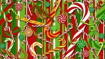 Christmas Candy Cane Wallpaper