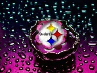 Water Drops Pittsburgh Steelers