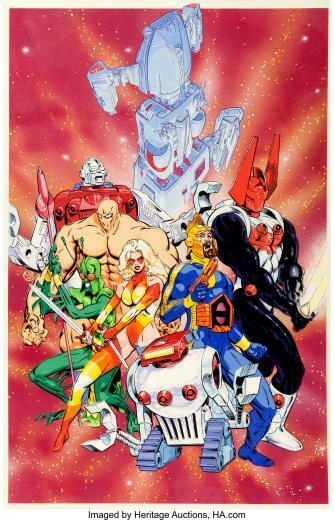 Michael Golden Micronauts The New Voyages Cover Original Art