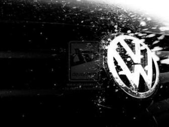 Volkswagen Logo Wallpaper Black
