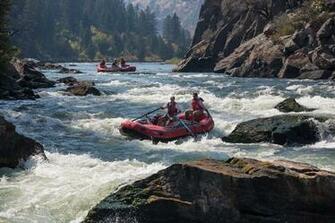 White Water Rafting HD Wallpaper Background Image