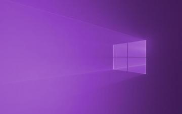 Purple Windows Default Background
