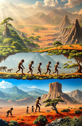 Human Evolution Wallpaper