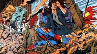 Wallpaper Dc Comics Superman Destruction