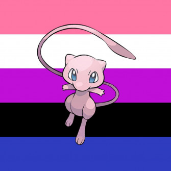 Genderfluid Mew Icon Pokemon Pride Lgbt Pfp Wallpaper