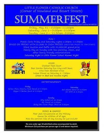 Summerfest Little Flower Parish