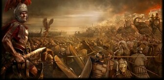 Sega Fantasy Roman Army Warrior Warriors Battle Wallpaper Background