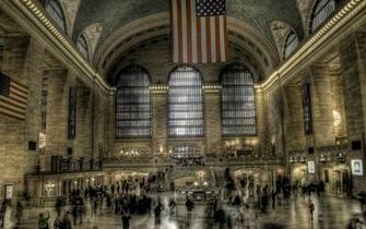 New York Wallpaper City Train Stations Grand