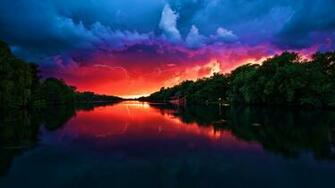 Amazing Red Sky