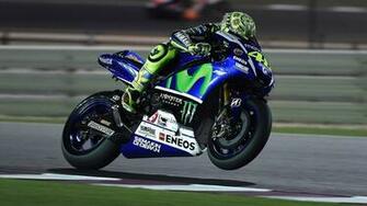 Valentino Rossi Wheelie HD Wallpaper Qatar Test