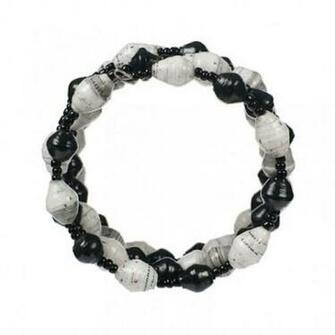 Recycled Magazine Bracelet From Oxfam Unique Christmas Gifts